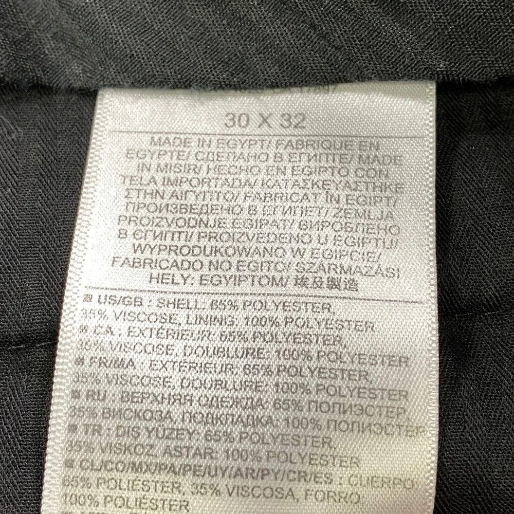 Banana Republic Dress Pants Mens 30x28 Minimalist Viscose Tailored Slim Fit Gray